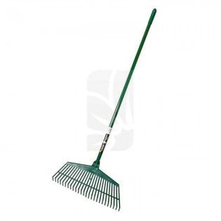 Plastic broom 26 tines with handle ✅ GARDEN TOOLS