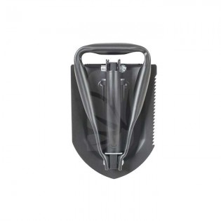 Pala y pica plegable compacta con funda
