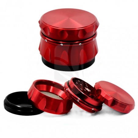 Grinder de Carving en Rojo de 4 Partes