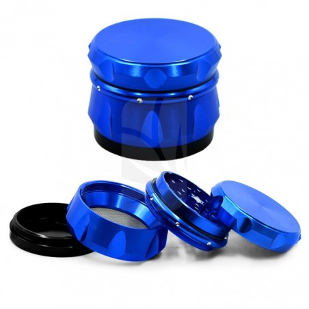 GRINDER CARVING AZUL 4 PARTES (62 MM)