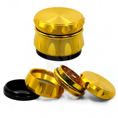 Grinder de Carving en Dorado de 4 Partes de 62 mm