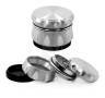 Grinder Carving Argenté 62 mm – 4 Parties