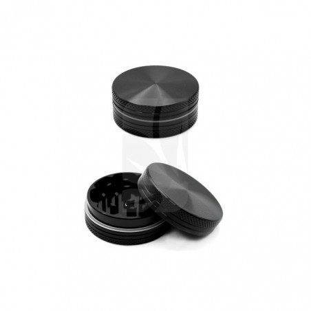Grinder de Aluminio en Negro de CNC de 40 mm