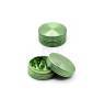 Green CNC Aluminum Grinder 40 mm – 2 Parts