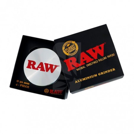 RAW Grinder de Alumínio 4 Partes 56 mm