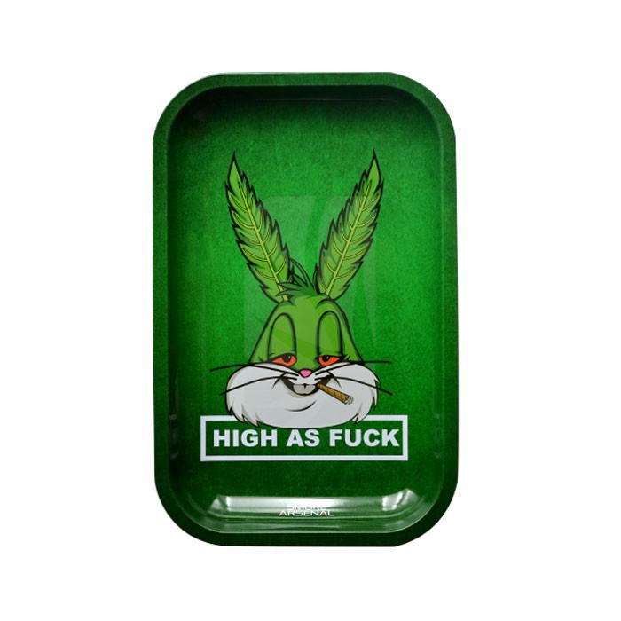Metal Rolling Tray Budzbunny Medium Metal Rolling Tray Budzbunny Medium