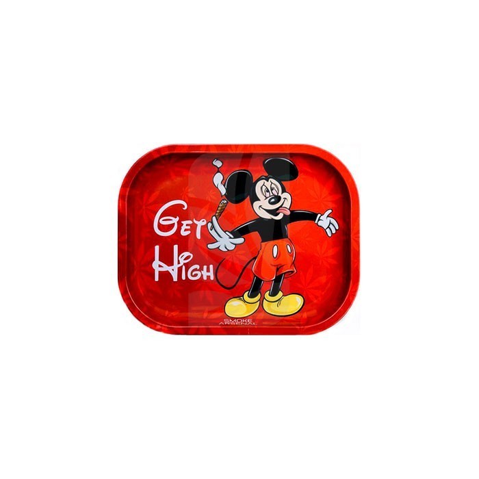 Get High Metal Rolling Tray 18 x 14 cm