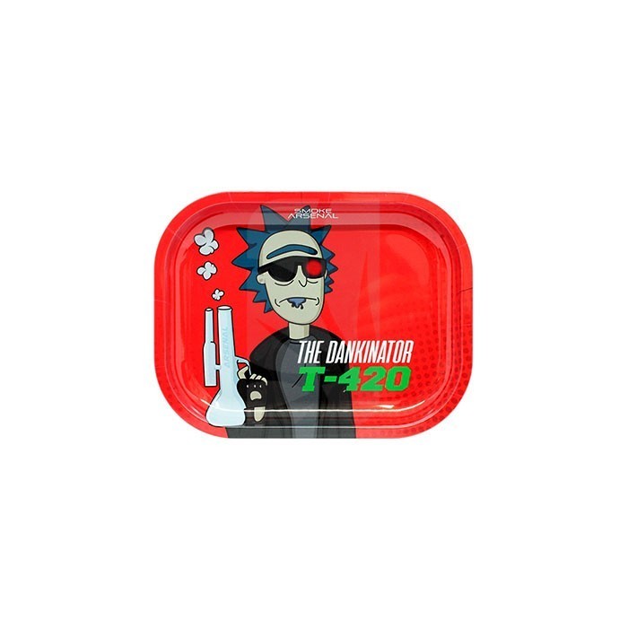 Metal Rolling Tray – The Dankinator – Small 18 x 14 cm Metal Rolling Tray – The Dankinator – Small 18 x 14 cm