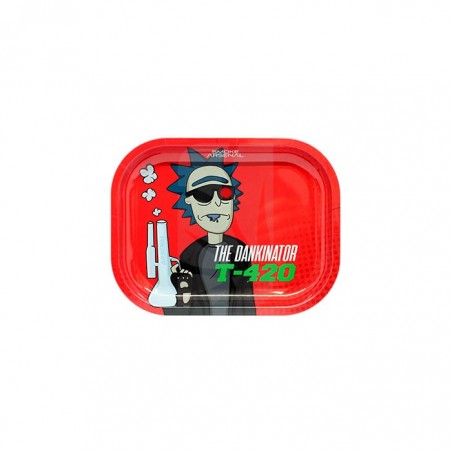 Small Metal Rolling Tray by The Dankinator 🔥