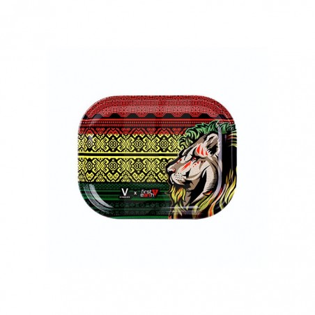 Rasta Lion Small Rolling Tray ⚡ BUY Here