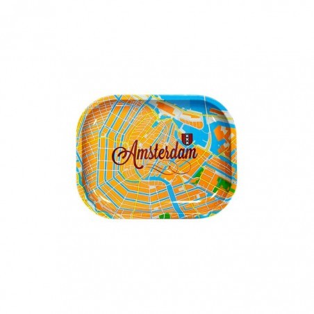 Amsterdam Map Metal Rolling Tray 💎 BUY