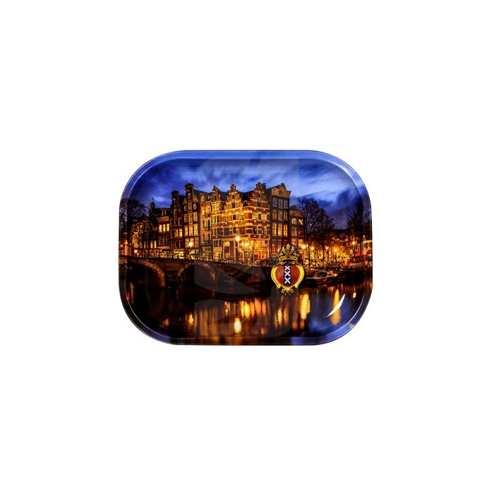 Amsterdam Canal Metal Tray Small Amsterdam Canal Metal Tray Small