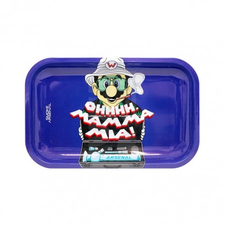 Fear of Loading Medium Metal Rolling Tray 🎨