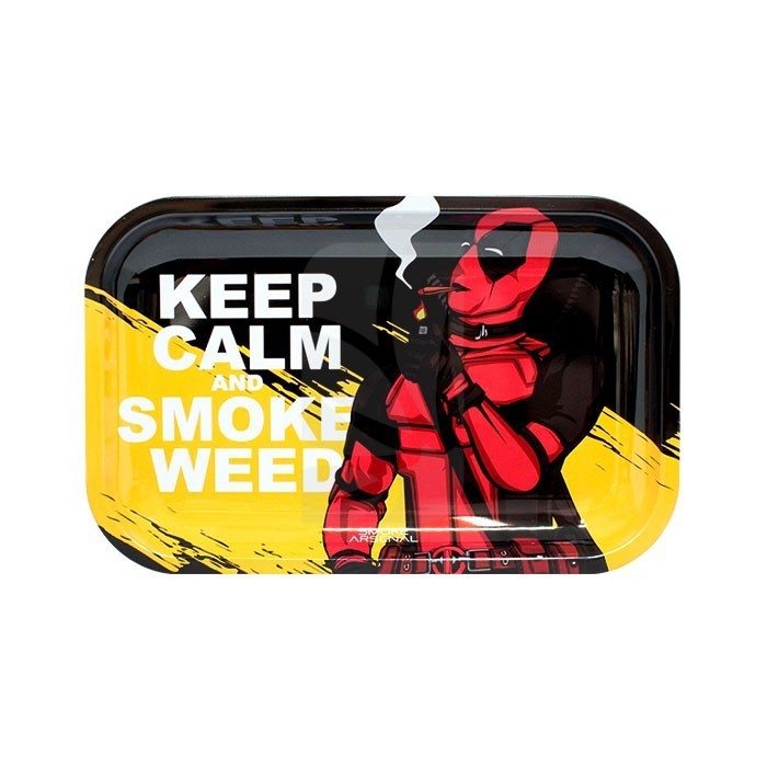 Metal Rolling Tray – DP – Medium 27.5 x 17.5 cm Metal Rolling Tray – DP – Medium 27.5 x 17.5 cm