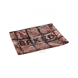 Vassoio per Rollare in Vetro Brownies 16 x 12 cm