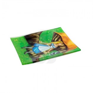 Alice Glass Rolling Tray 16 x 12 cm