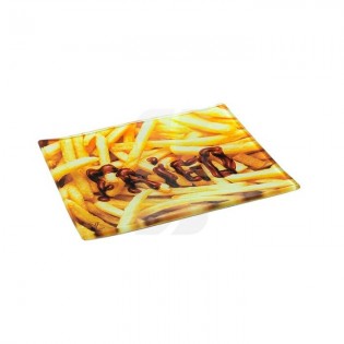 Vassoio per Rollare in Vetro Fried 16 x 12 cm