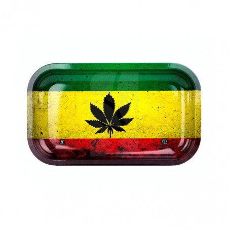Rasta Leaf Large Rolling Tray 🔥 BUY Cheap