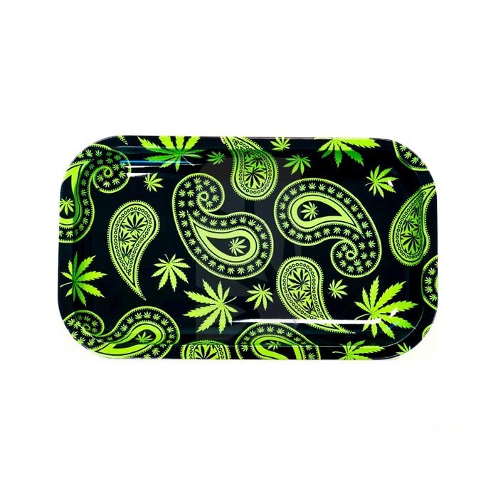 Bandeja Paisley Weed Grande 27 x 16 cm. Bandeja Paisley Weed Grande 27 x 16 cm.