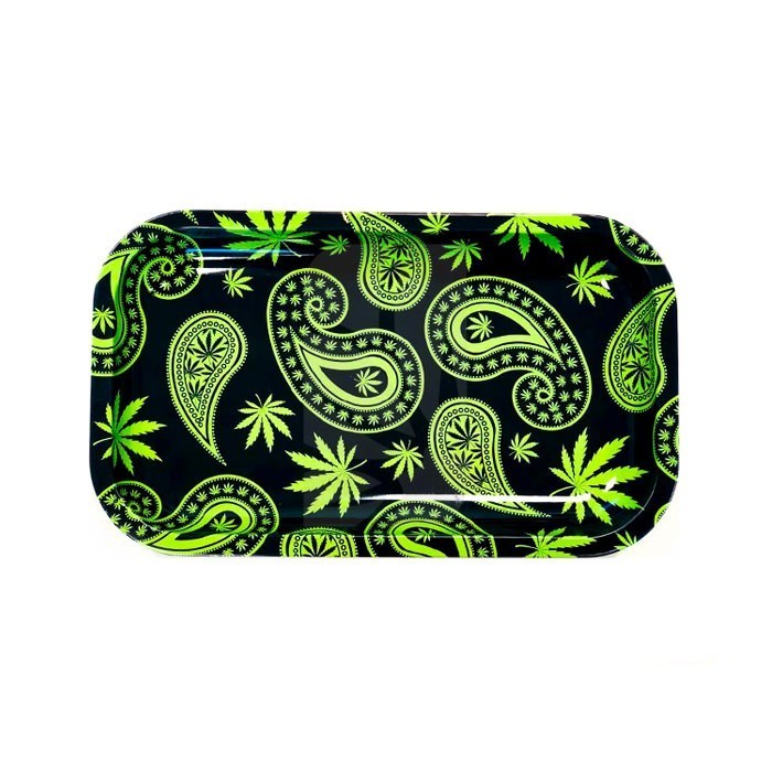 Bandeja Paisley Weed Grande 27 x 16 cm.