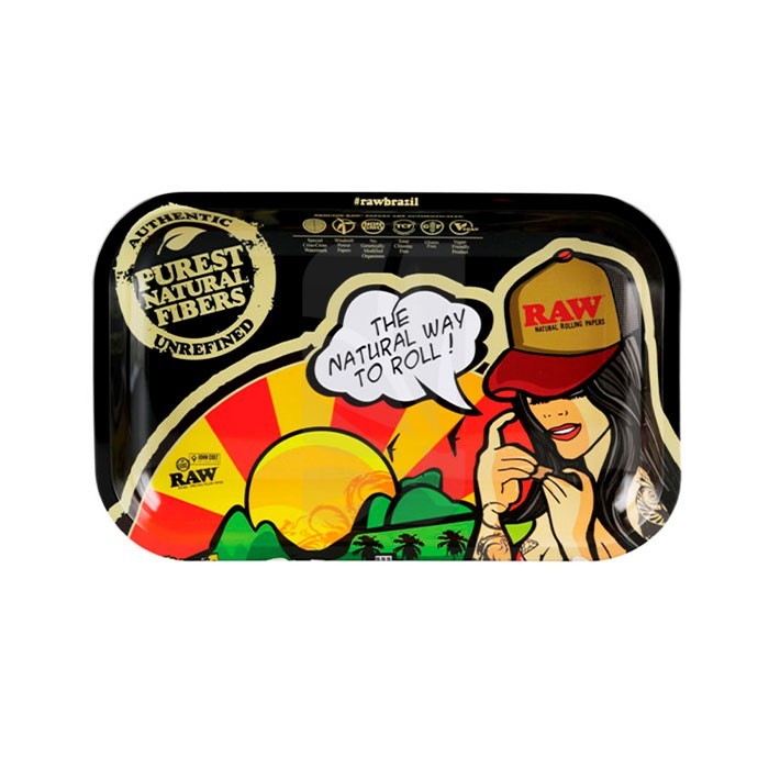 RAW Brazil Rolling Tray 17.5 x 27.5 cm