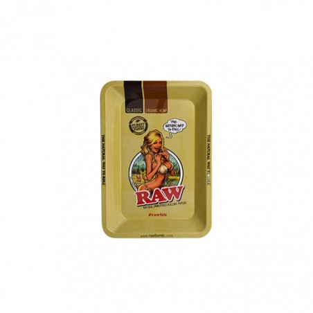RAW Girl mini Rolling Tray ⭐ BUY Paraphernalia
