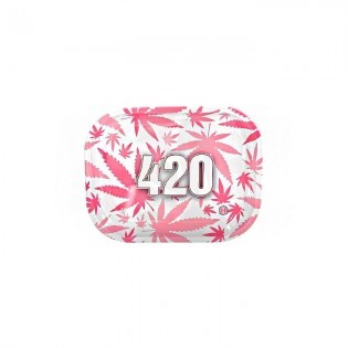420 Pink Rolling Tray 18 x 14 cm