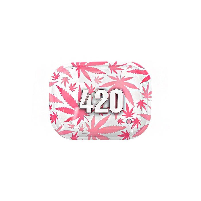 Bandeja de Liar 420 pequeña Rosa/blanca