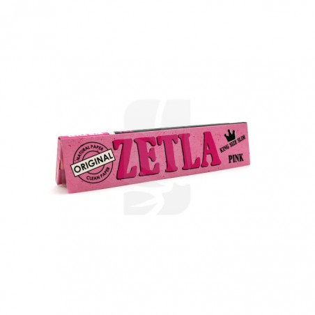 Papel de Liar Pink en King Size Slim de Zetla