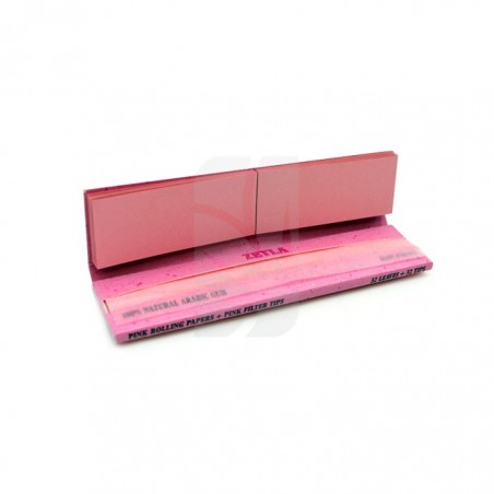 Papel de Enrolar Rosa Zetla KS / Filtros