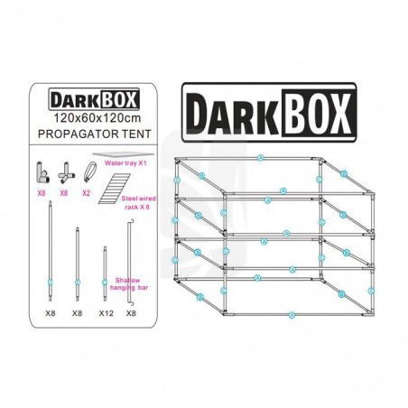 DARK BOX PROPAGATOR (120 X 60 X 120 CM)
