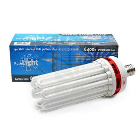 Bombilla CFL 250 W Grow Pure Light ✅  ILUMINACIÓN GROWSHOP ONLINE
