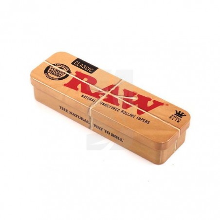 Caddy per rotoli RAW in metallo. ♦ Grande scatola metallica RAW ♦