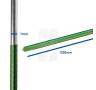 Tutor de acero plastificado 1200mm/11mm. Tutor de acero plastificado 1200mm/11mm.