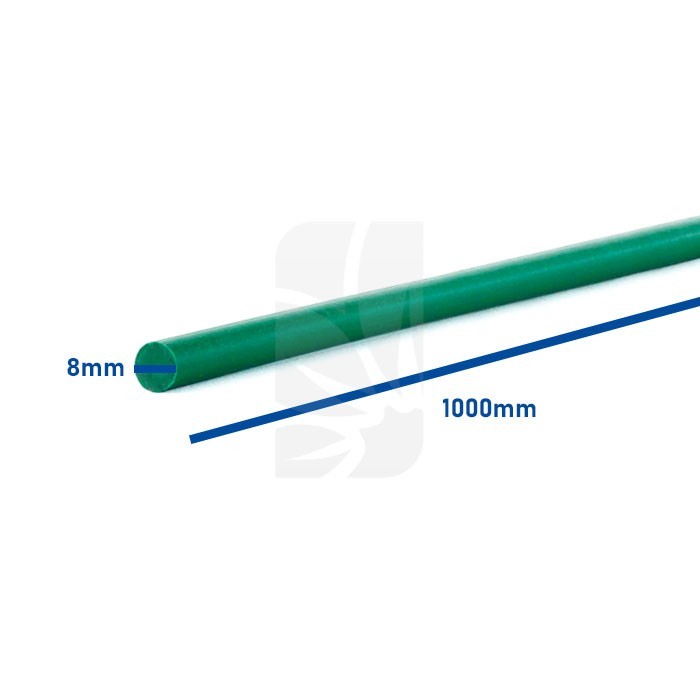Solid Plastic Stake 8mm./1000mm.