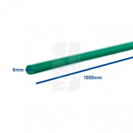 Tutor de Plástico Macizo de 8mm./1000mm.
