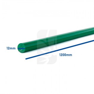 SOLID PLASTIC STAKE 12MM/1200MM ➡️ 1u. Indoor Cultivation