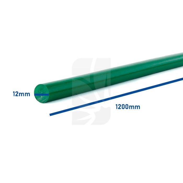 Tutor de Plástico Macizo de 12mm./1200mm. Tutor de Plástico Macizo de 12mm./1200mm.