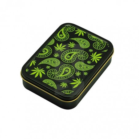 Caja cuadrada 8 x 11 cm. Paisley Weed