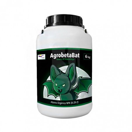 Guano de murcielago AgrobetaBAT de 6 kg. FERTILIZANTES AGROBETA