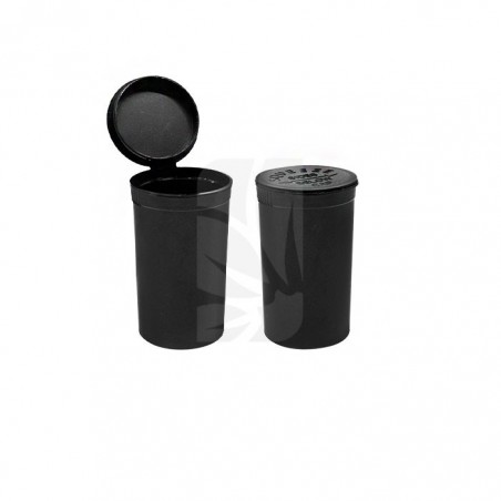 Black Pop Top Bottle 19 dram 70 ml.