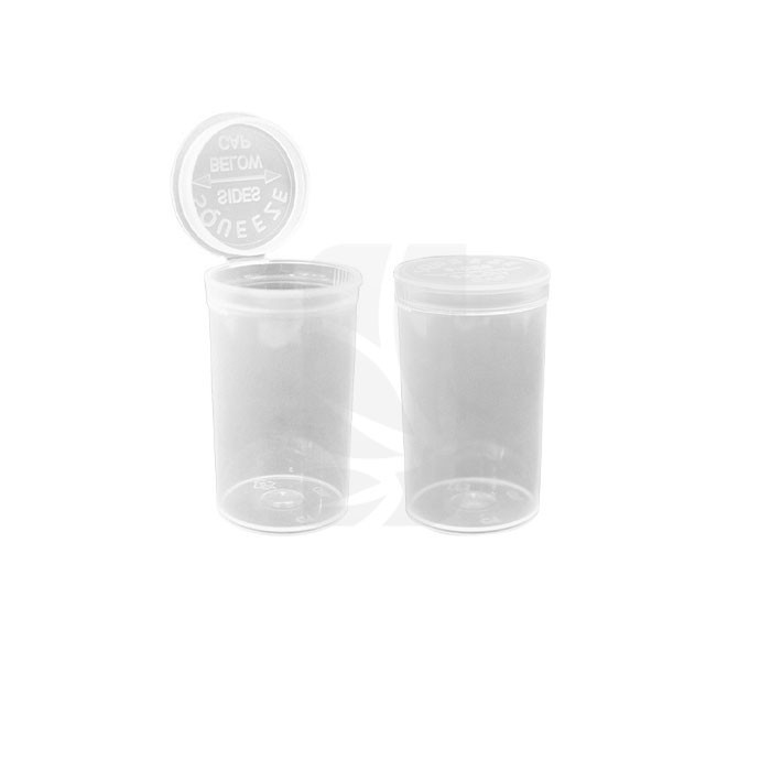Pop Top Transparente - 19 dram ✓ BOTES Conservación - GrowShop