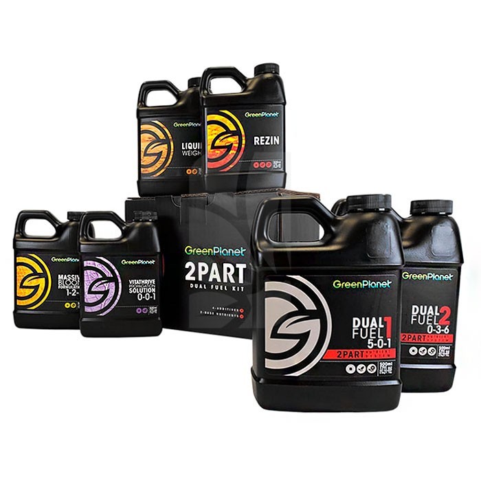 Kit Dual Fuel 2 Parties (6 × 500 ml) Green Planet