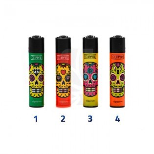 COMPRA y COLECCIONA Mechero CLIPPER Skull Mix 1