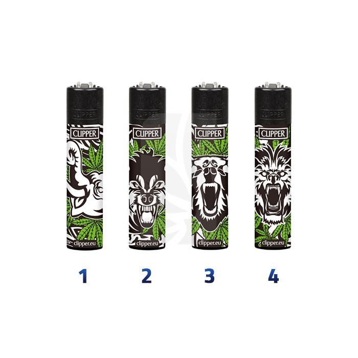 CLIPPER 4 Twenty Wild Weed Feuerzeug