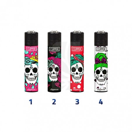Clipper pin up skull - CLIPPER