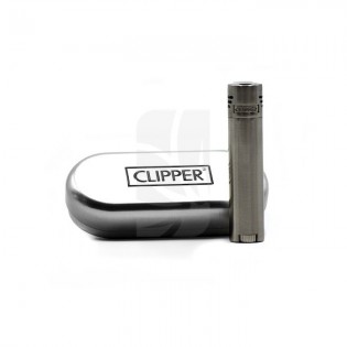 COLECCIONA Mechero CLIPPER Jet Flame Plata
