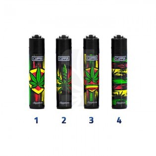 COMPRA y COLECCIONA Mechero CLIPPER Reggae Leaves