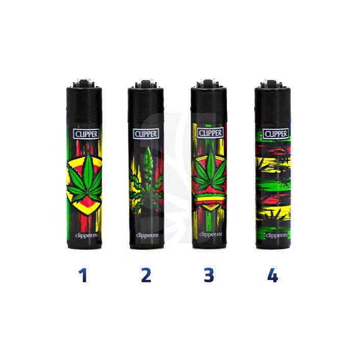 Isqueiro CLIPPER Reggae Leaves