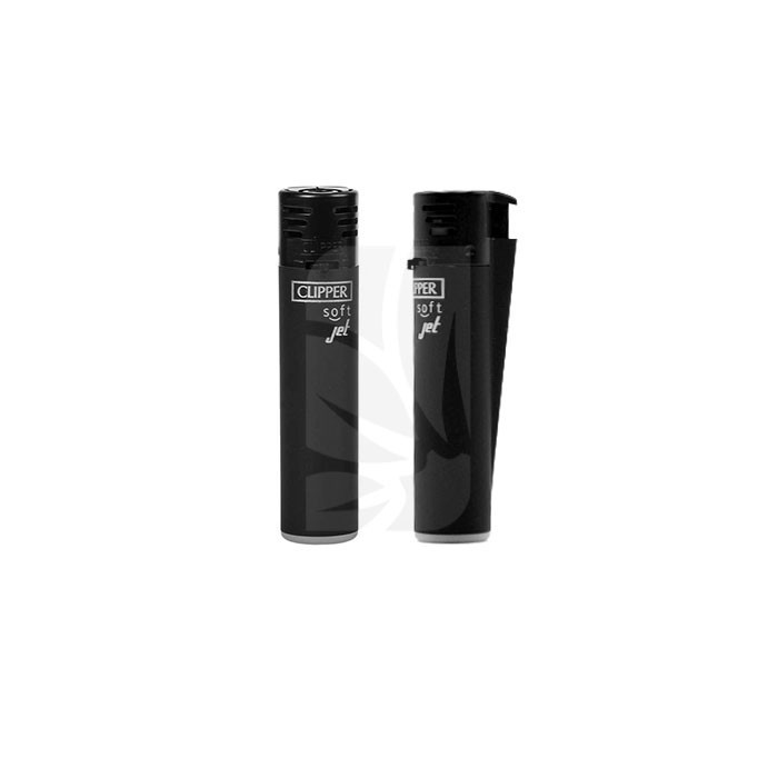 Briquet CLIPPER Large Soft Black